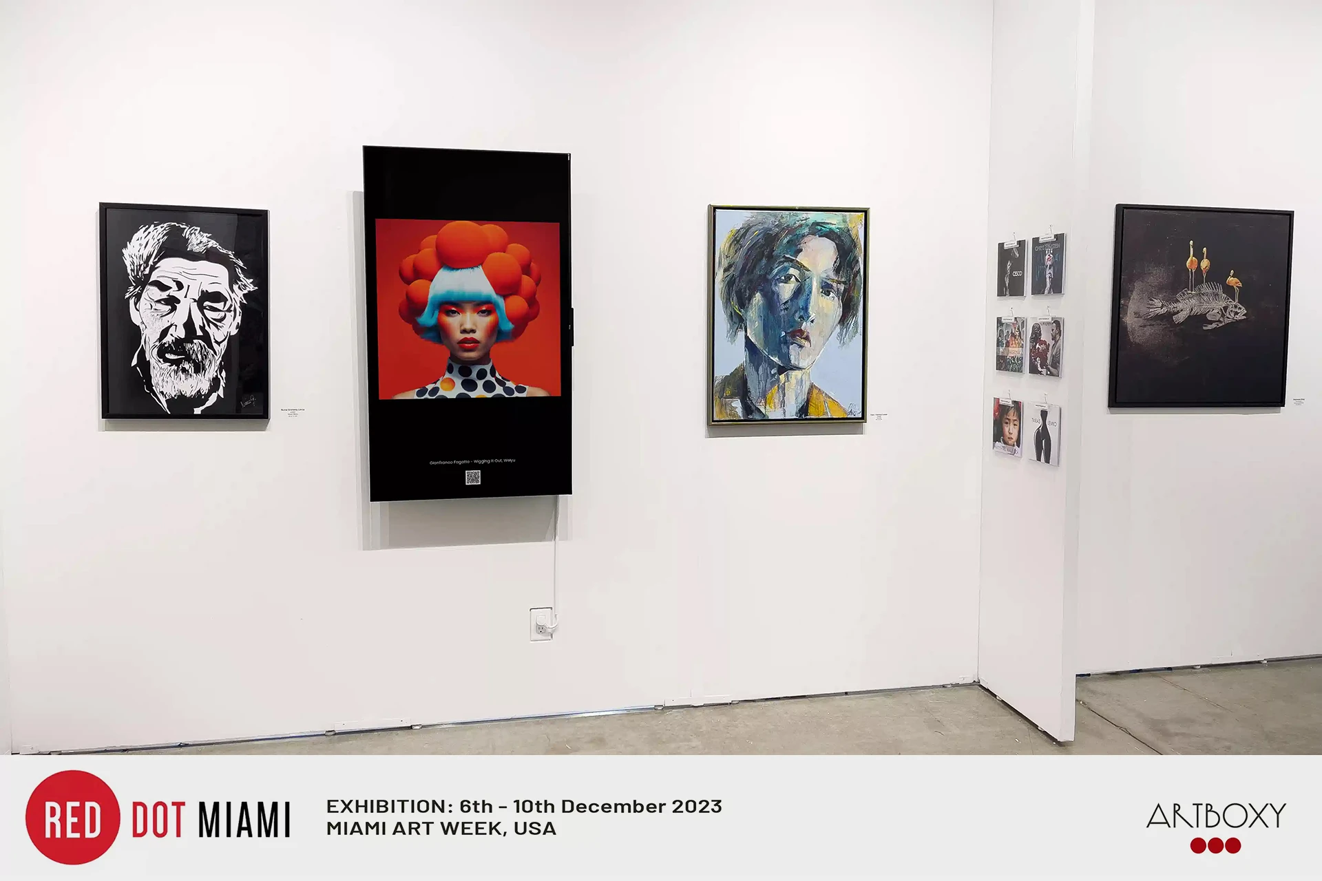 Wigging It Out — Prestige Magazine feature showing the artwork on the cover