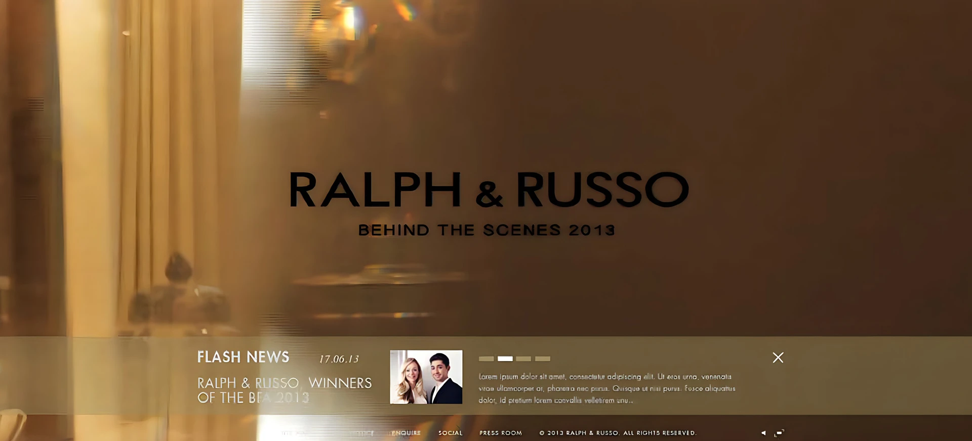Ralph & Russo Website Image Preview